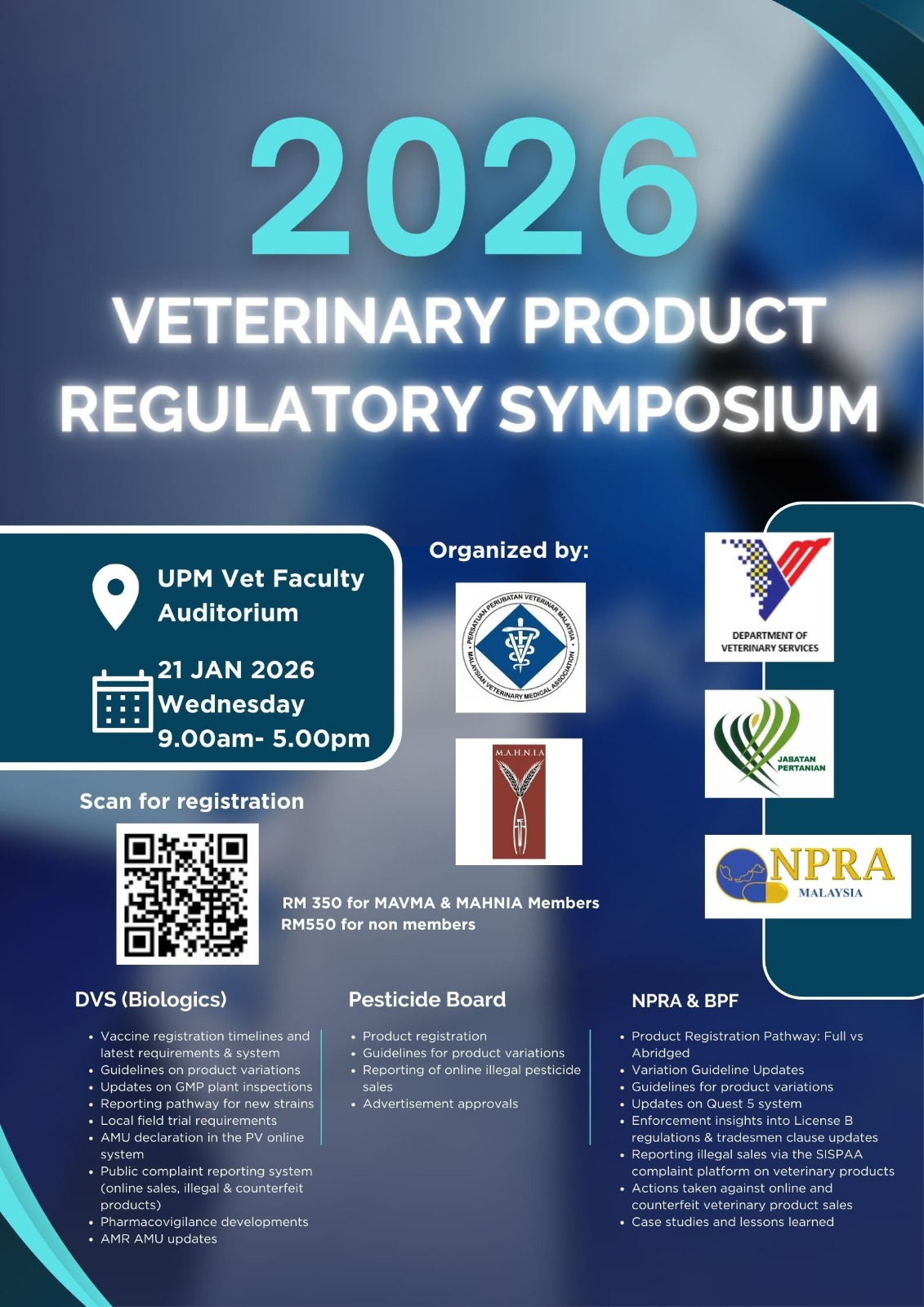 2026 Jan 21  Veterinary Product Regulatory Symposium